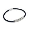 Stainless Steel Silver Rhinestone Bracelet