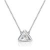 Stainless Steel Gold Triangle Necklace