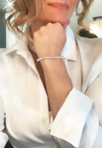 Silver Beaded Bracelet - Image 4