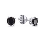.925 Sterling Silver Round Studs Earrings 6mm