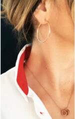Stainless Steel Gold Hoop Earrings - Image 5