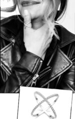 Criss Cross Silver Ring - Image 2