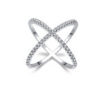 Criss Cross Silver Ring