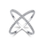 Criss Cross Silver Ring