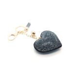 Heart Keychain with Rhinestones