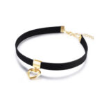 Black Choker Necklace Heart