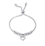 Adjustable Heart Charm Bracelet - Image 2