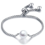 Adjustable Pearl Bracelet