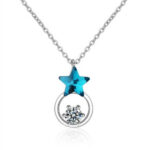 Blue Star Pendant Necklace