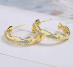 Chain Hoop Earrings - Image 3