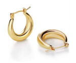 Chunky Gold Hoop Earrings