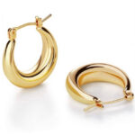Chunky Gold Hoop Earrings