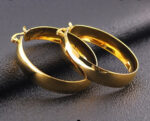 Classical Wide Hoop Earrings - Image 2
