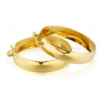 Classical Wide Hoop Earrings