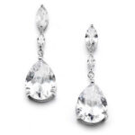 Crystal Tear Drop Earrings