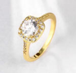 Cushion Cut Square Rhinestone Ring - Image 3