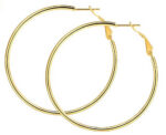 Stainless Steel Hoop Earrings - Image 4