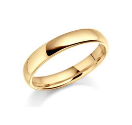 Stainless Steel Gold Ring