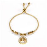 Stainless Steel Adjustable Tree Bracelet