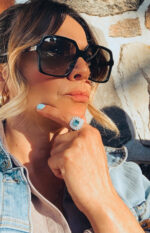 Green Emerald Adjustable Ring - Image 3