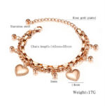 Heart Charm Bracelet - Image 3