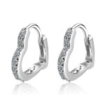 Heart Hoop Earrings
