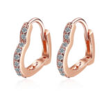 Heart Hoop Earrings - Image 2