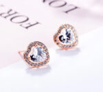 Heart Stud Earrings - Image 2
