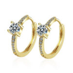 Hoop Diamond Ring Earring