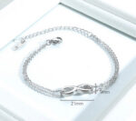 Infinity Chain Bracelet - Image 3