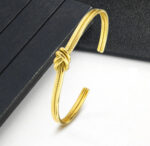 Knotted Cuff Bracelet - Image 2