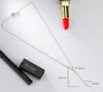Lariat Bezel Necklace - Image 3