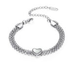 Mesh Heart Bracelet - Image 3