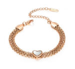 Mesh Heart Bracelet