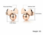 Minnie Mouse Stud Earrings - Image 2