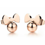 Minnie Mouse Stud Earrings