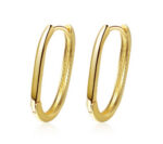 Oval Hoop Earrings