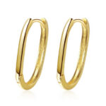 Oval Hoop Earrings