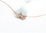 Rose Gold Butterfly Necklace - Image 2