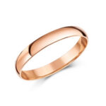 Stainless Steel Rose Gold Eternity Ring