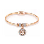 Stainless Steel Tree of Life Bracelet