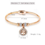 Stainless Steel Tree of Life Bracelet - Image 2