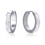 Rhinestone Hoop Earrings