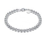Silver Beaded Bracelet