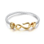 Stainless Steel Hook Cable Bracelet