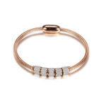 Stainless Steel Rose Gold Magnetic Bracelet