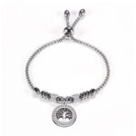 Stainless Steel Adjustable Tree Bracelet