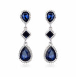 Teardrop Chandelier Earrings - Image 2