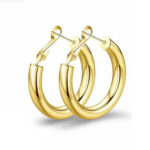 Thick Hoop Earrings
