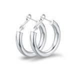 Thick Hoop Earrings - Image 2